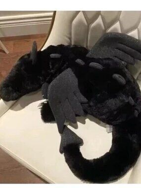 Jellycat Black Onyx Dragon. Large